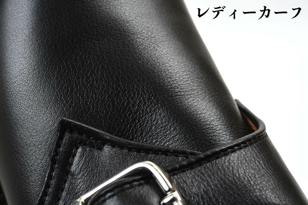 オールデン N1408L Military Monk Strap Shoes Ladycalf Black