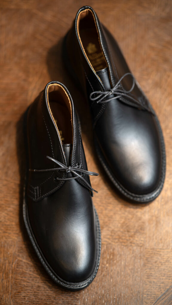 オールデン 12751S 当店別注チャッカブーツ クロムエクセル (ブラック)