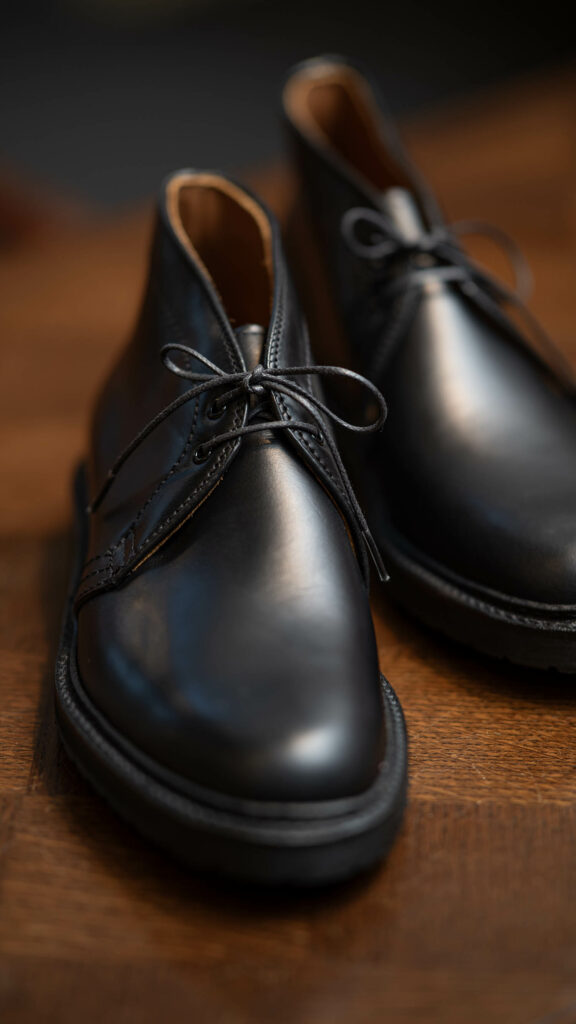 オールデン 12751S 当店別注チャッカブーツ クロムエクセル (ブラック)